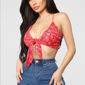 bandana outfit fashion nova